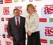 Alfredo Relaño Director de As, y Esperanza Aguirre, Presidenta de la Comunidad de Madrid