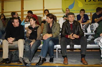 Miembros del comité técnico de la FEB durante el torneo