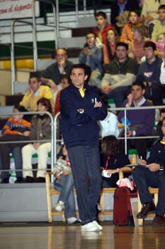 Manuel Aller durante un partido
