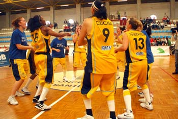 Liga Femenina 2, Fase de ascenso a L. Femenina, Final, COP CRESPI - JOVENTUT MARIANA - USP-CEU MMT ESTUDIANTES