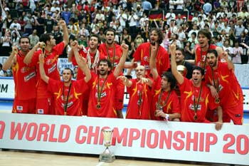 españa CAMPEONA DEL MUNDO DE BALONCESTO
CELEBRACION