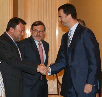 Recepción a Eurobasket07 01/06/2007