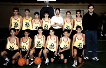 Con la selección Infantil de Baleares