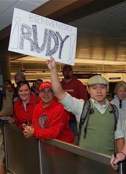 Llegando a Portland