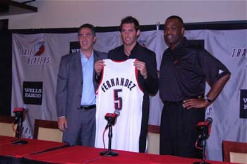 Llegada a Portland, con McMillan, su nuevo entrenador