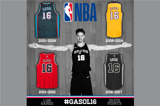 pau gasol lakers camiseta